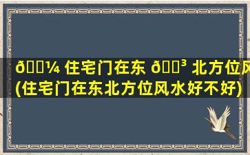 🐼 住宅门在东 🌳 北方位风水(住宅门在东北方位风水好不好)